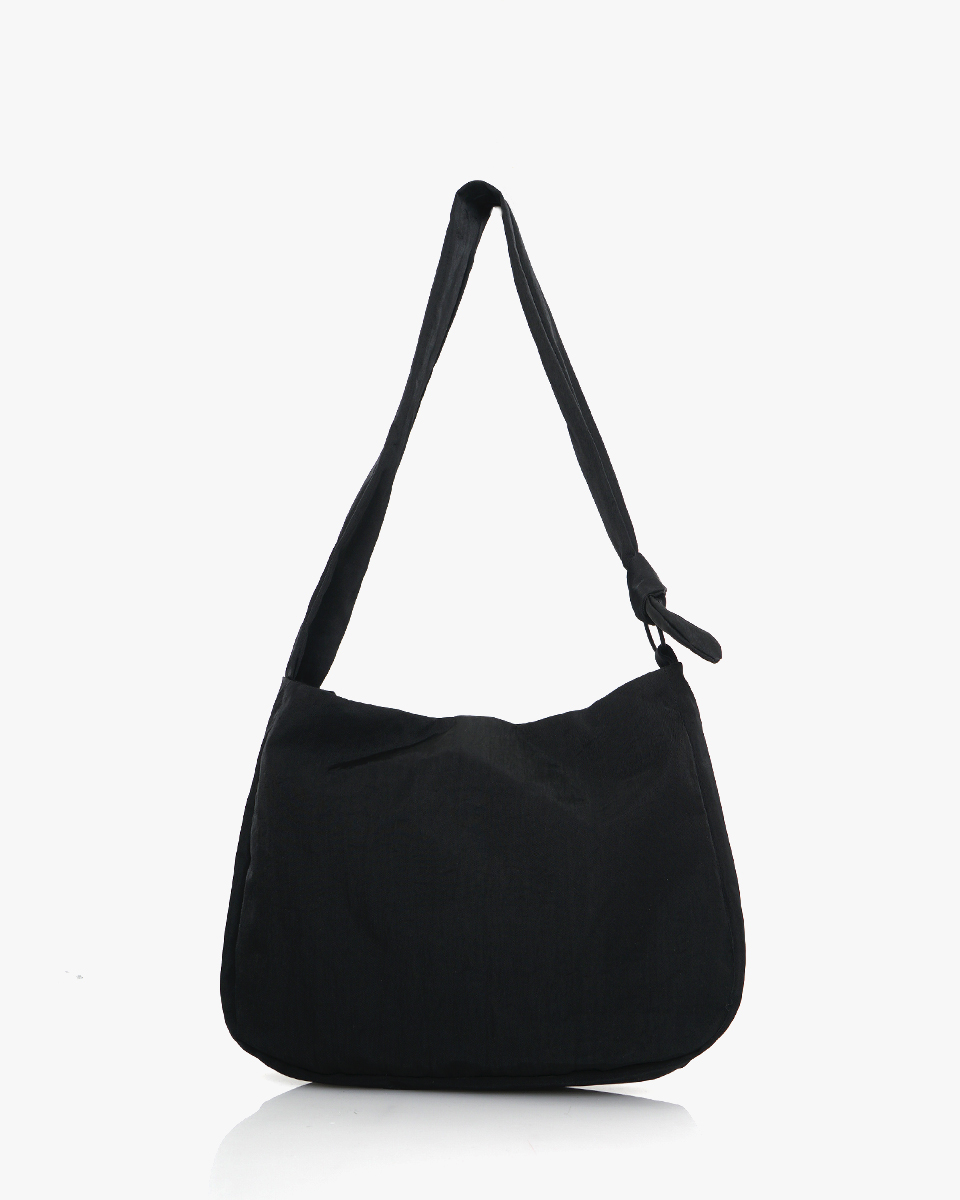 ナイロン サッシュバッグ ブラック 日本製