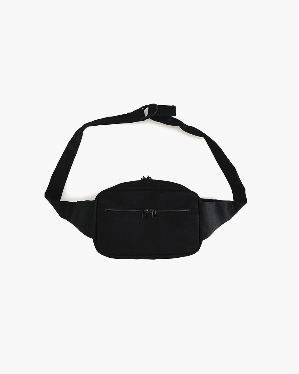 ナイロン ボディバッグ ブラック 日本製