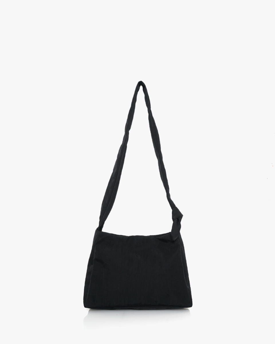 ナイロン サッシュバッグ スモール ブラック 日本製